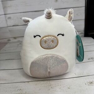 Squishmallows Sofia White Unicorn‎ 8" Plush NWT